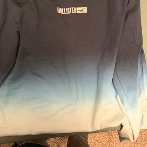 New Hollister Long Sleeve Ombré T-shirt